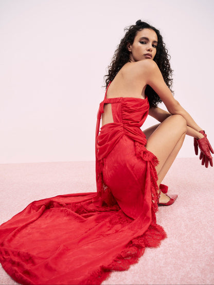 For Love and Lemons - Bellany Gown - Red
