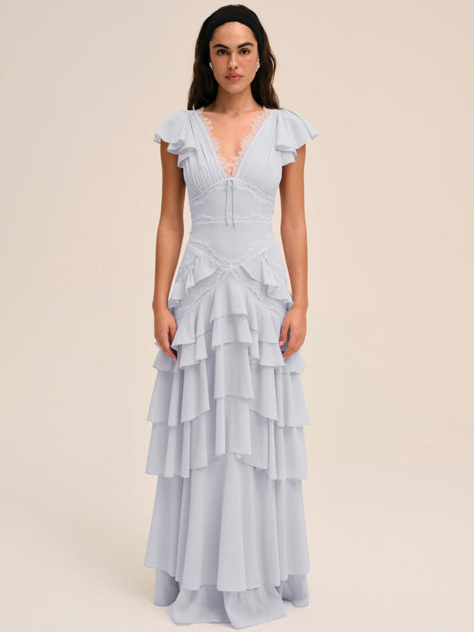For Love and Lemons - Adriana Gown - Periwinkle