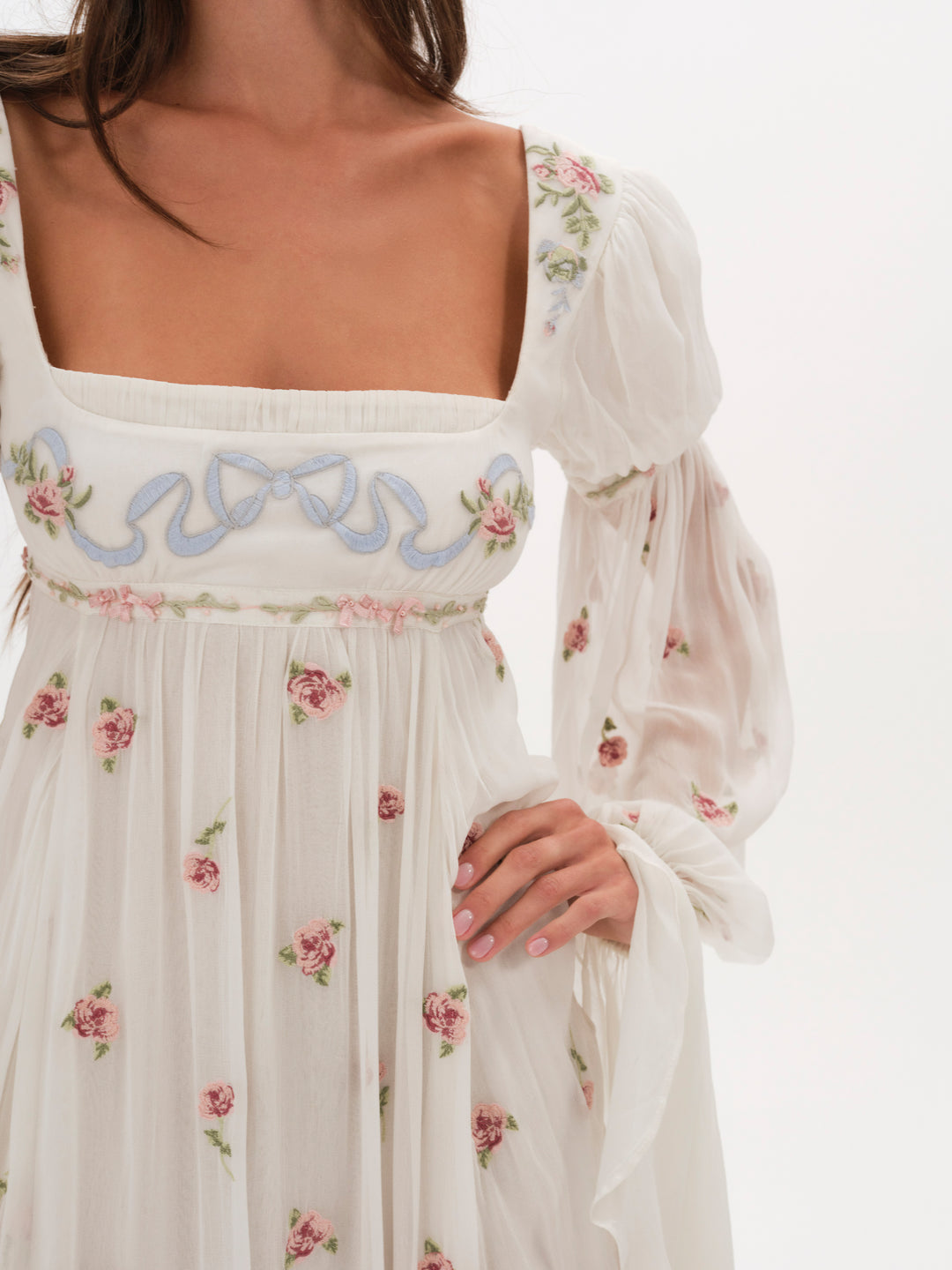 For Love and Lemons - Julianne Maxi Dress - Cream