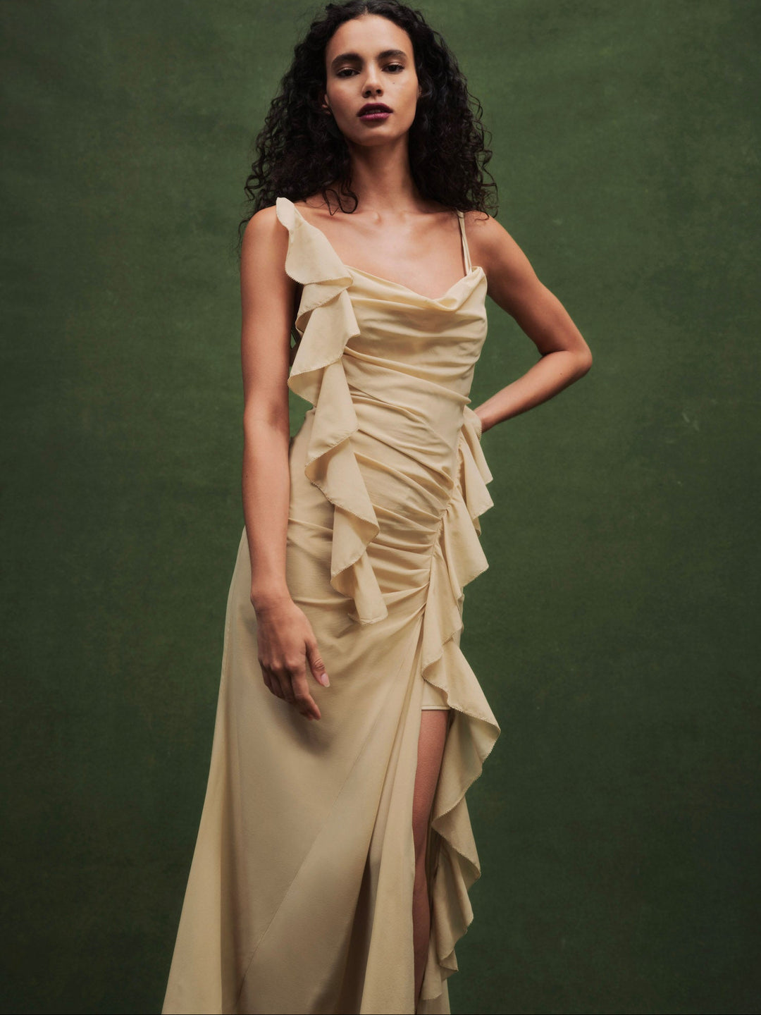 For Love and Lemons - Fernanda Gown - LT Olive