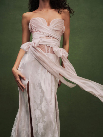 For Love and Lemons - Aurora Gown - Petal Pink