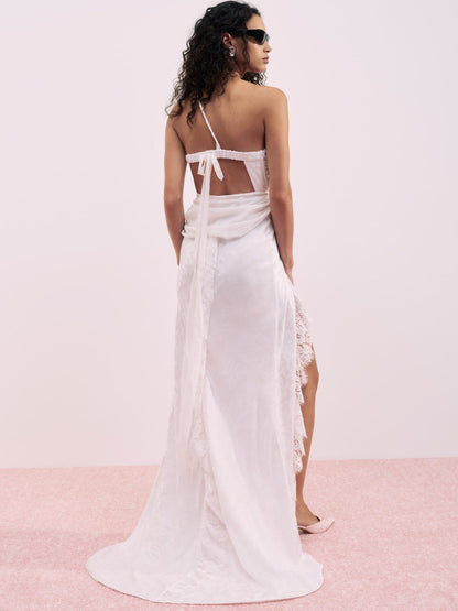 For Love and Lemons - Bellany Gown - Petal Pink