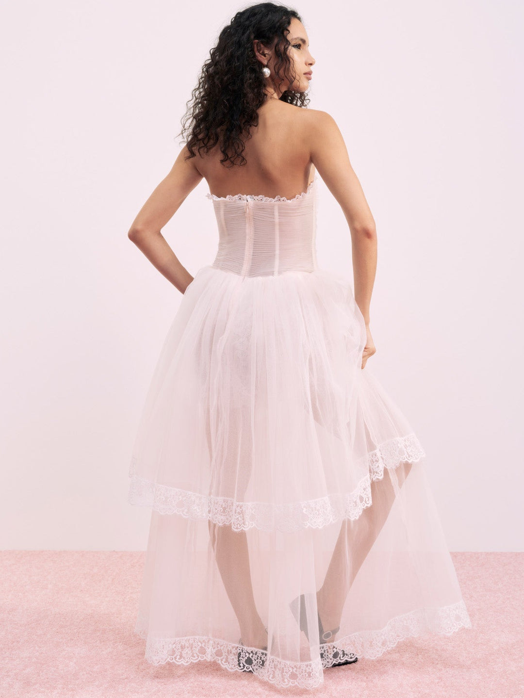 For Love and Lemons - Sabrina Gown - Petal Pink