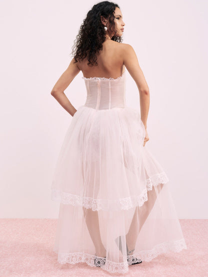 For Love and Lemons - Sabrina Gown - Petal Pink