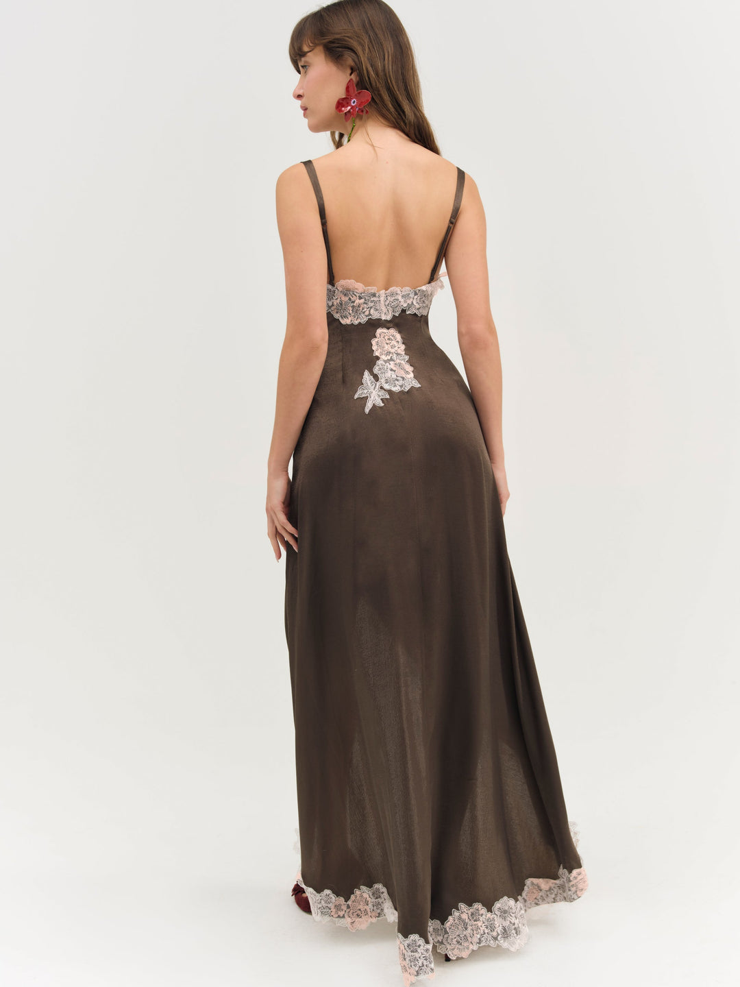 For Love and Lemons - Clemence Maxi Dress - Chocolate