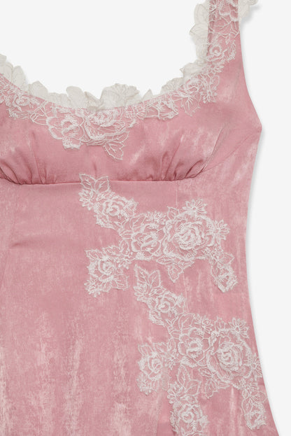 For Love and Lemons - Clemence Maxi Dress - Pink