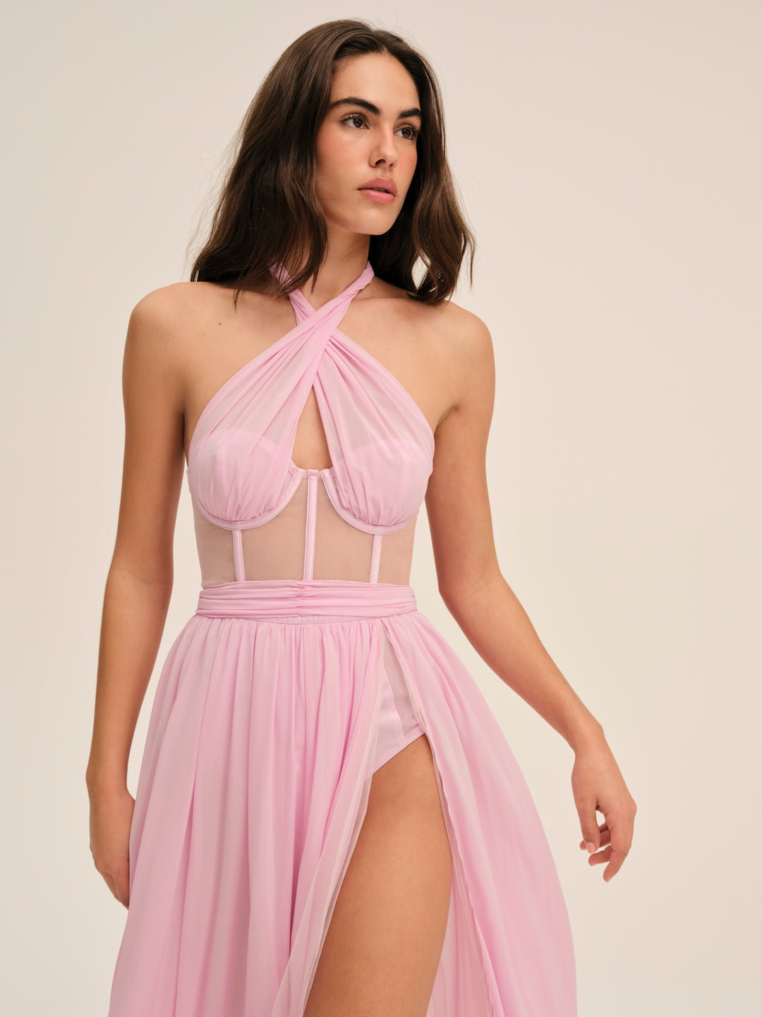 For Love and Lemons Anya Gown - Pink