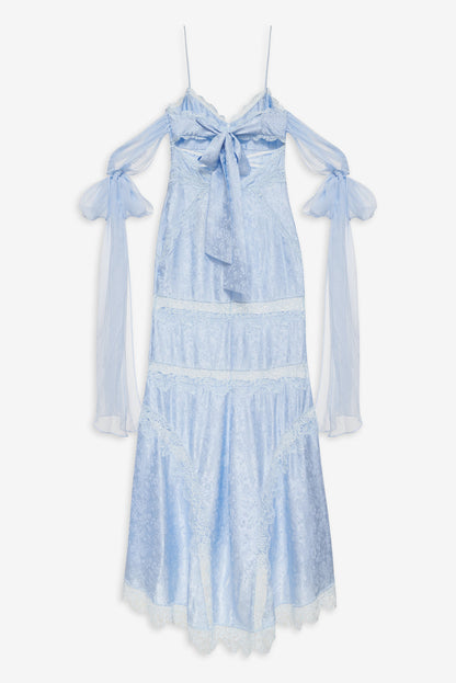 For Love and Lemons - Rita Lace Gown - Blue