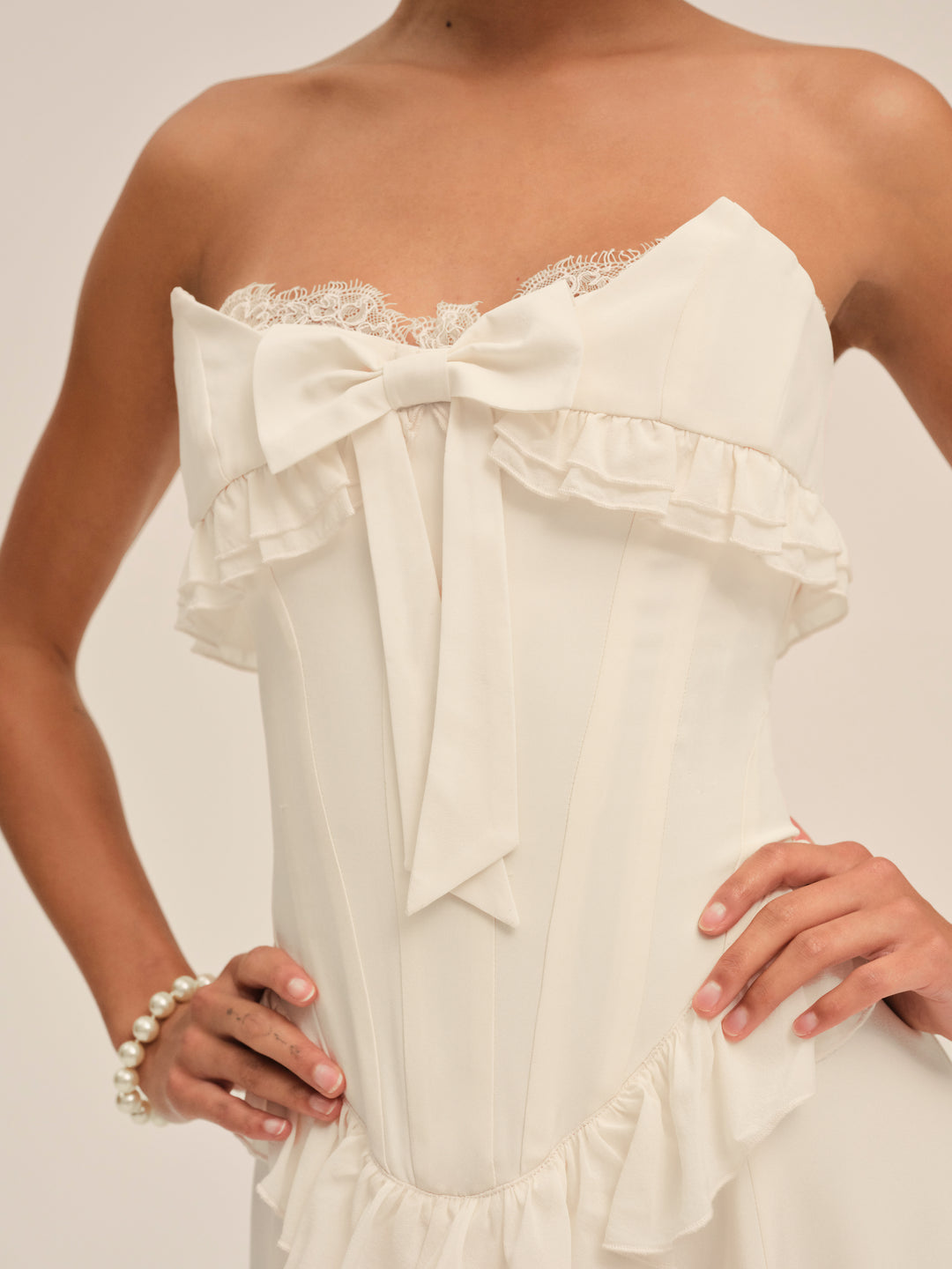 For Love and Lemons - Harmony Maxi Dress - Ivory