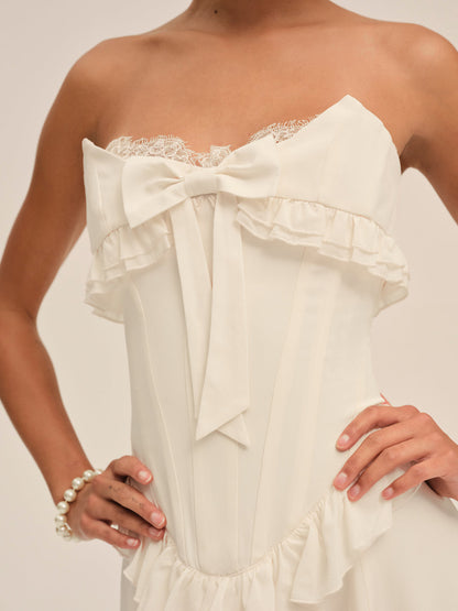 For Love and Lemons - Harmony Maxi Dress - Ivory