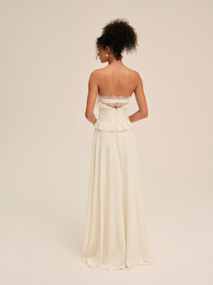 For Love and Lemons - Harmony Maxi Dress - Ivory