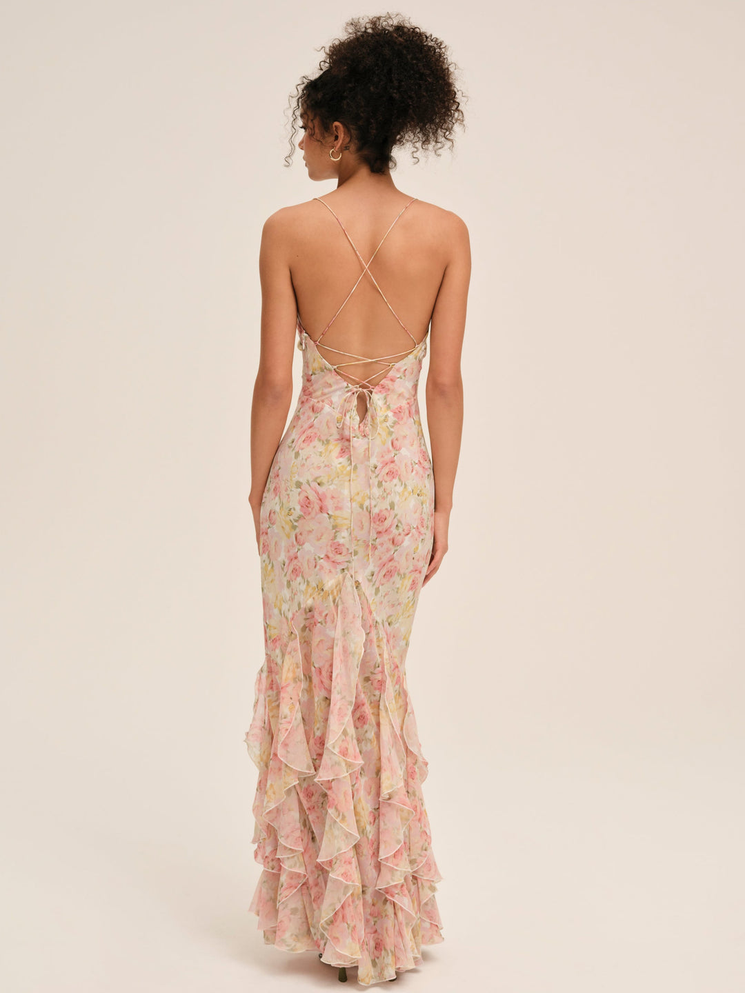 For Love and Lemons - Elea Maxi Dress - Peach