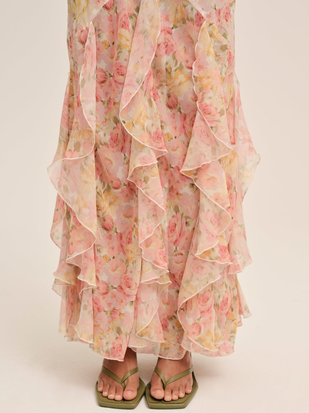 For Love and Lemons - Elea Maxi Dress - Peach