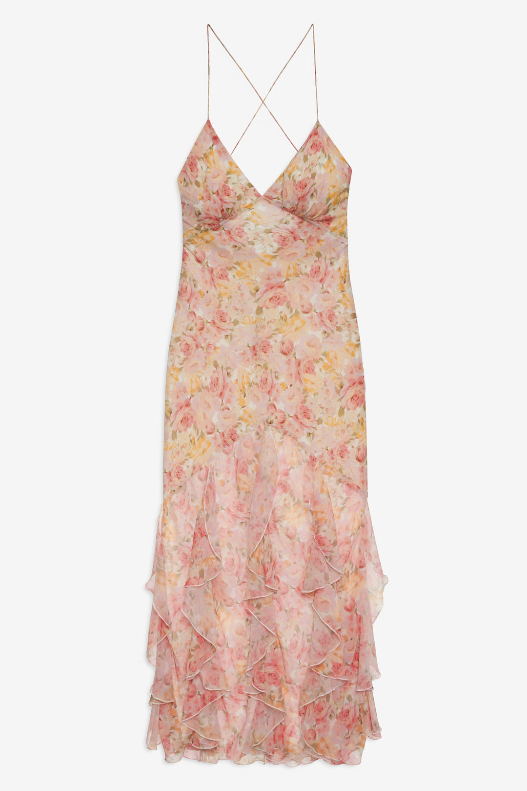 For Love and Lemons - Elea Maxi Dress - Peach