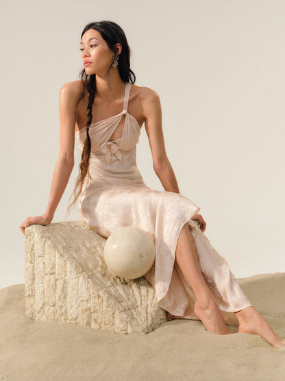 For Love and Lemons - Raspberry Rose Gown - Pink