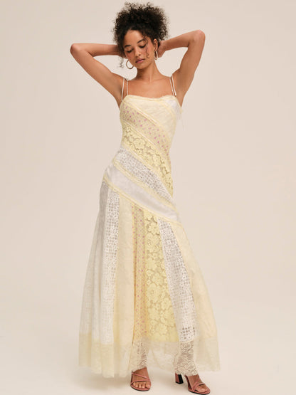 For Love and Lemons - Abigail Maxi Dress - Yellow