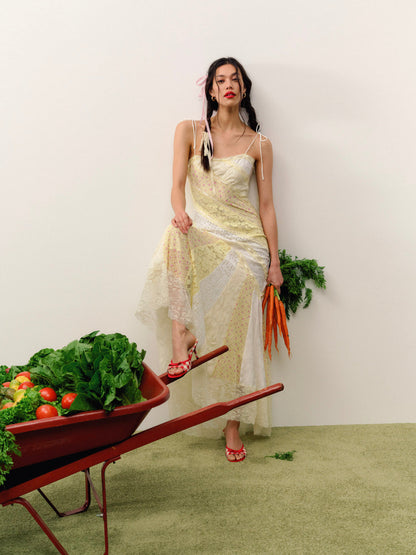 For Love and Lemons - Abigail Maxi Dress - Yellow
