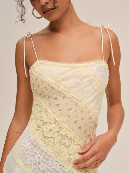 For Love and Lemons - Abigail Maxi Dress - Yellow