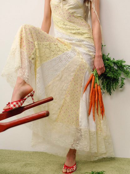 For Love and Lemons - Abigail Maxi Dress - Yellow
