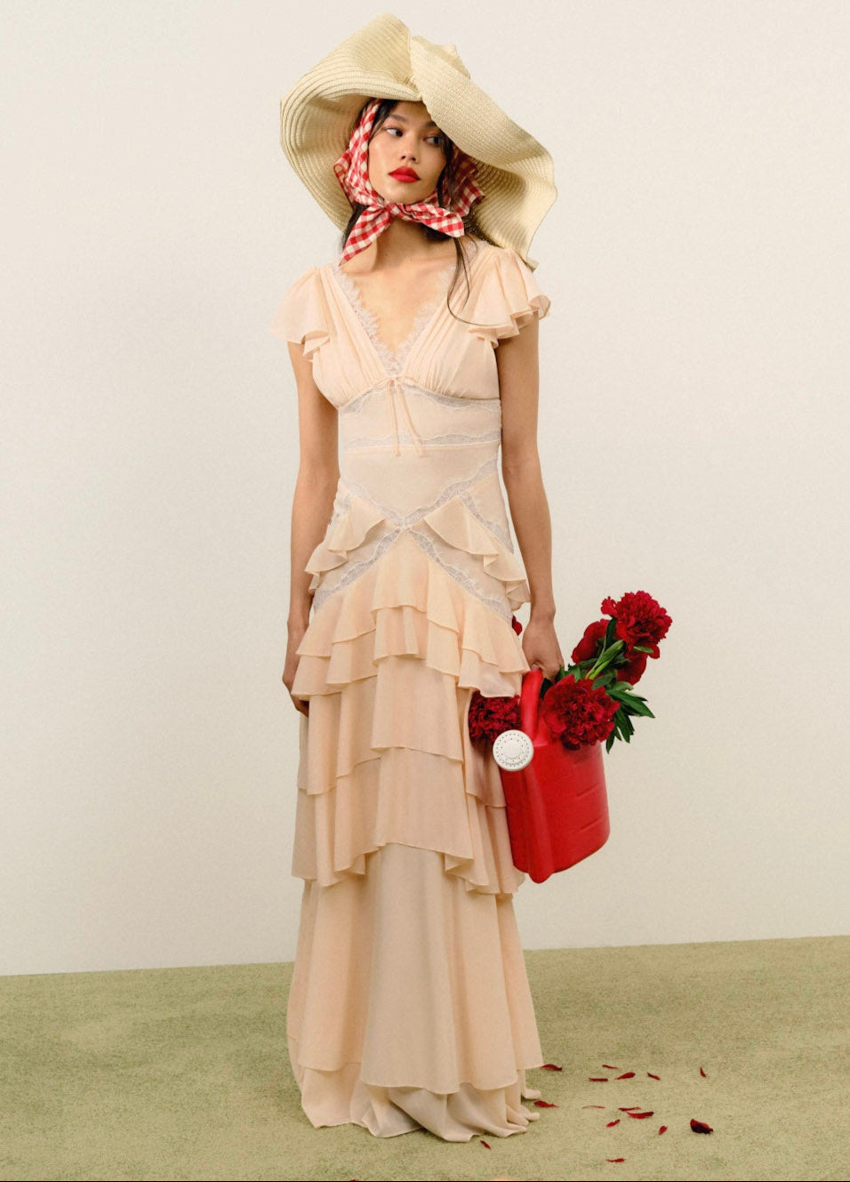 For Love and Lemons - Adriana Gown - Peach