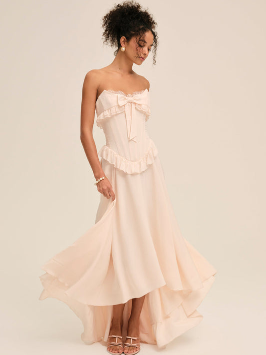 For Love and Lemons - Harmony Maxi Dress - Peach
