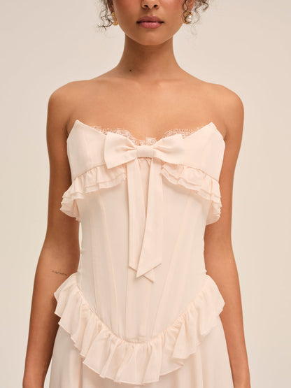 For Love and Lemons - Harmony Maxi Dress - Peach