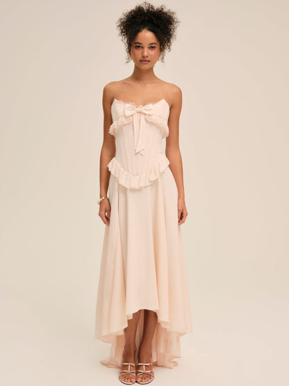 For Love and Lemons - Harmony Maxi Dress - Peach