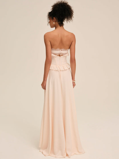 For Love and Lemons - Harmony Maxi Dress - Peach