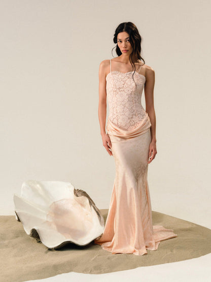 For Love and Lemons - Karissa Gown - Peach