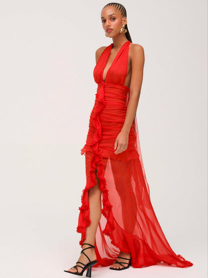 For Love and Lemons - Kayta Gown - Red