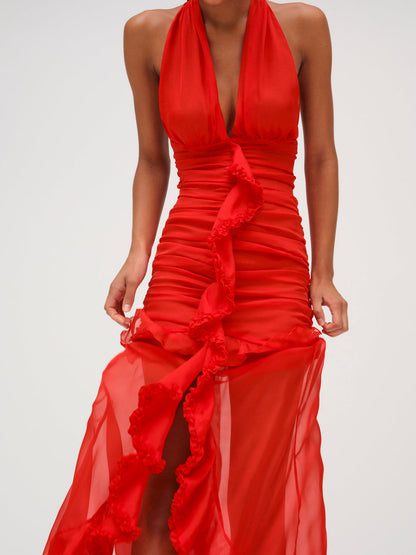 For Love and Lemons - Kayta Gown - Red