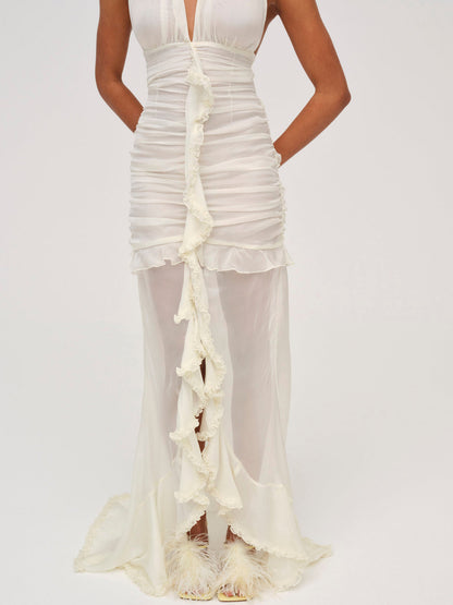 For Love and Lemons - Kayta Gown - Winter White