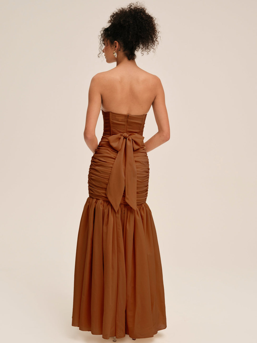 For Love and Lemons - Serafina Gown - Brown
