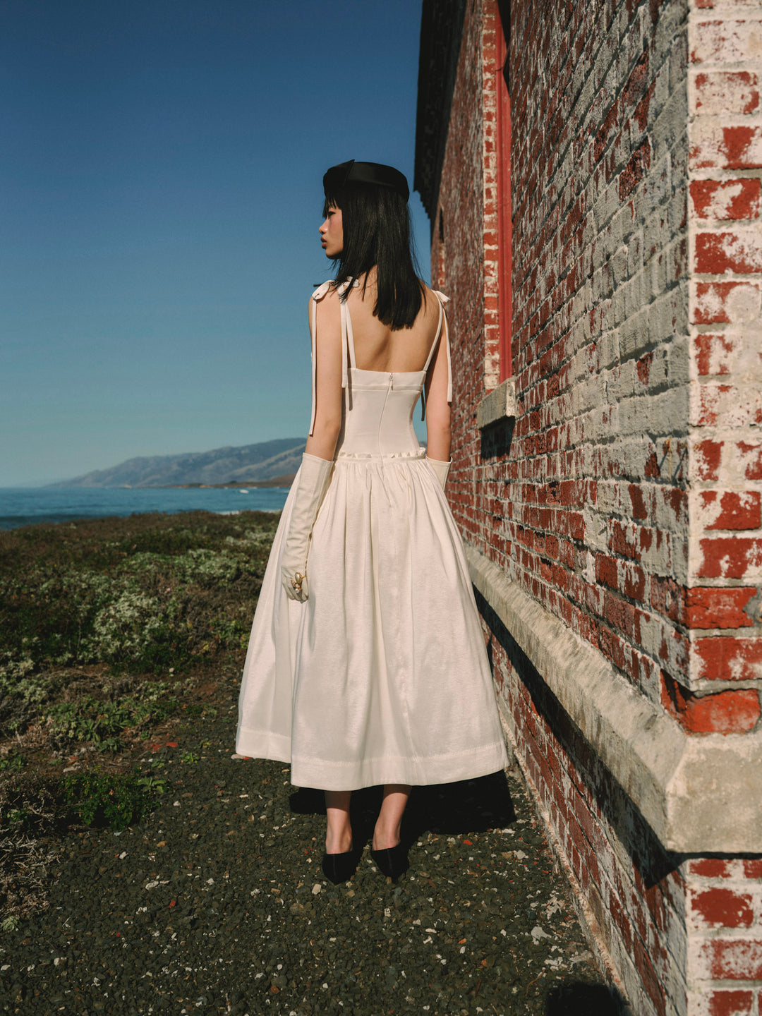 For Love and Lemons - Mollie Midi Dress - Cream