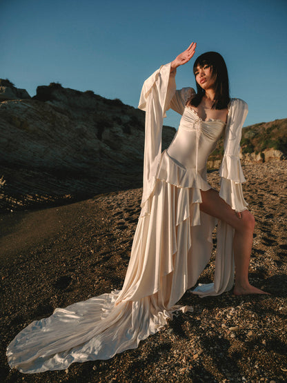 For Love and Lemons - Zelia Maxi Dress - Cream