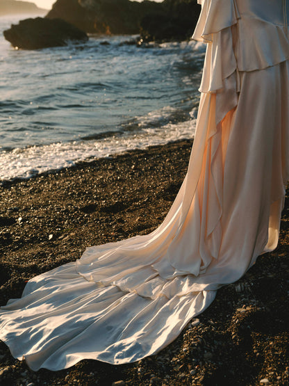 For Love and Lemons - Zelia Maxi Dress - Cream