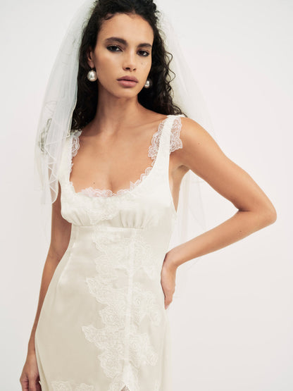 For Love and Lemons - Clemence Maxi Dress - Cream