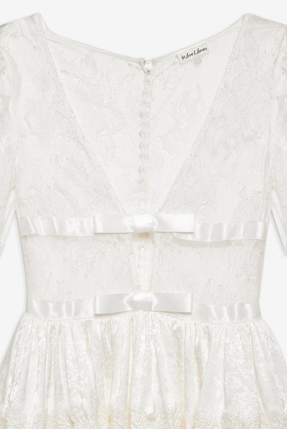 For Love and Lemons - Annabelle Lace Mini Dress - Cream