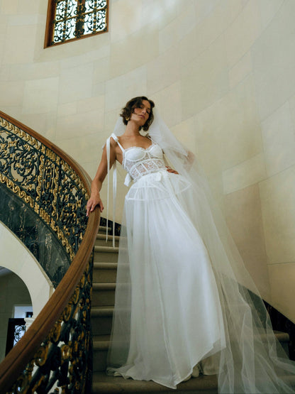 For Love and Lemons - Valetta Gown - Cream