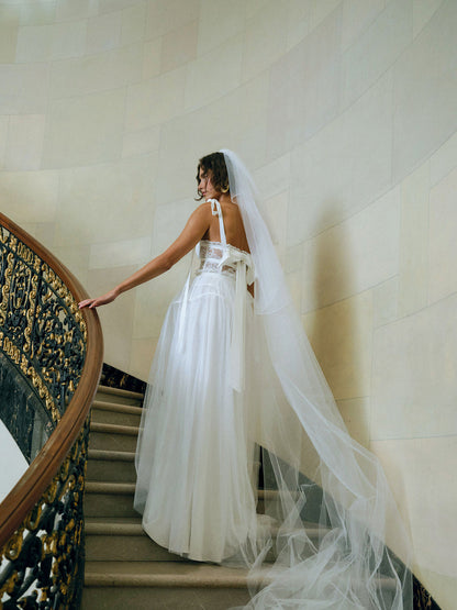For Love and Lemons - Valetta Gown - Cream
