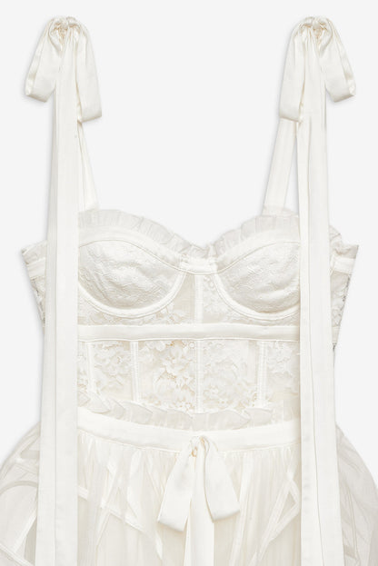 For Love and Lemons - Valetta Gown - Cream