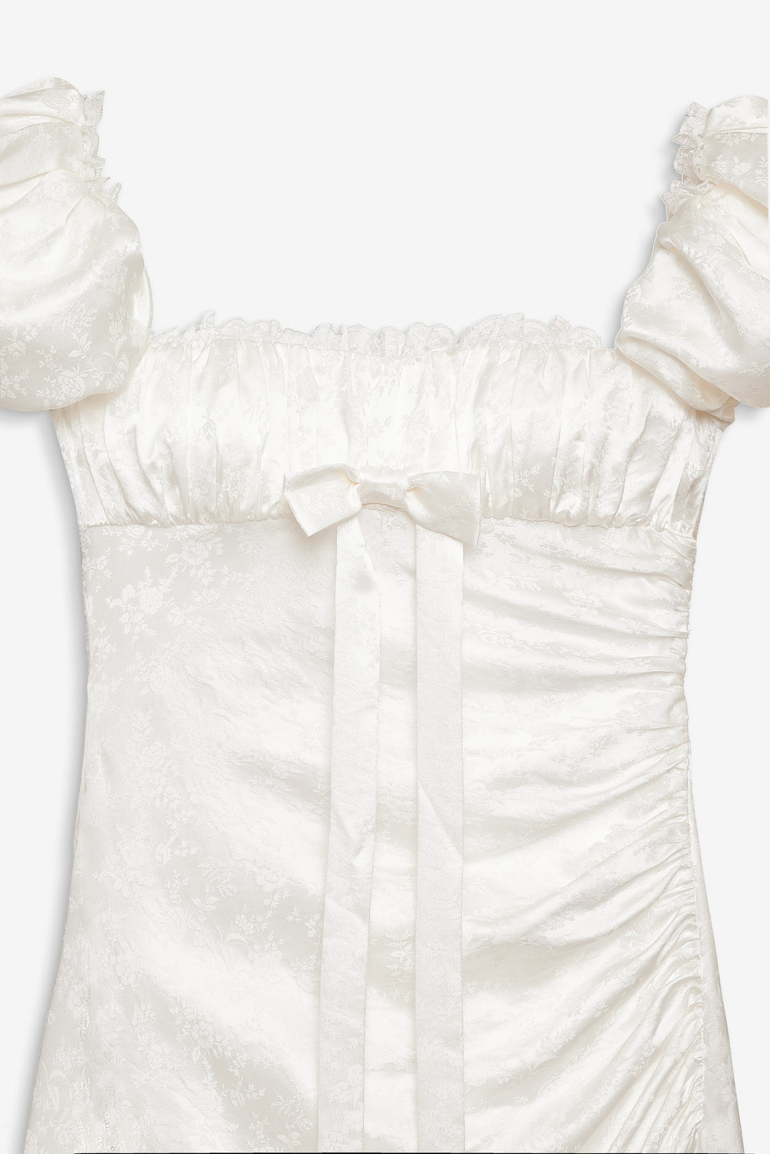 For Love and Lemons - Aurelia Jacquard Gown - White