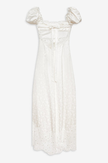 For Love and Lemons - Aurelia Jacquard Gown - White