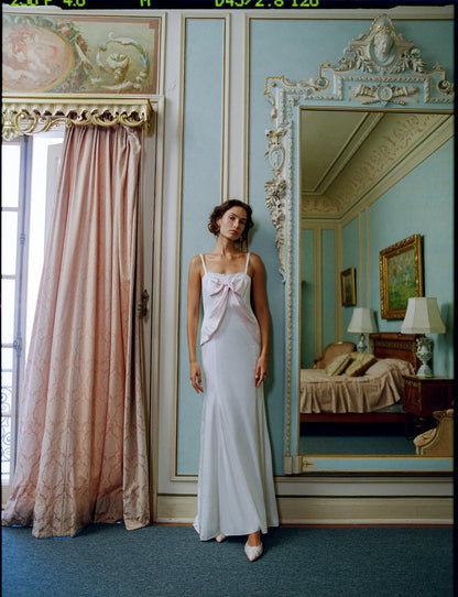 For Love and Lemons - Eliana Gown - White Pink