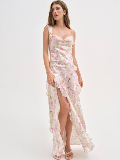 For Love and Lemons - Sawyer Maxi Dress - Yellow
