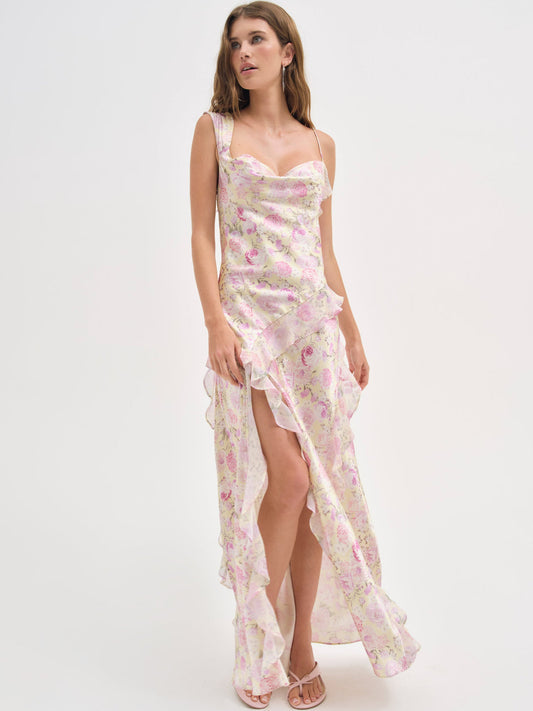 For Love and Lemons - Sawyer Maxi Dress - Yellow