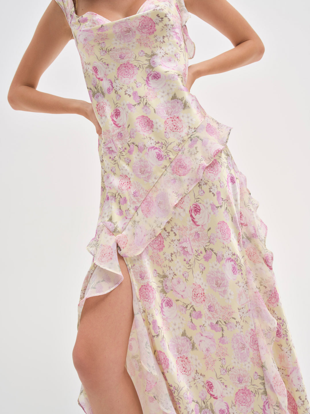 For Love and Lemons - Sawyer Maxi Dress - Yellow