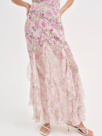 For Love and Lemons - Elea Maxi Dress - Yellow