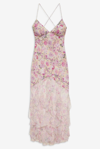 For Love and Lemons - Elea Maxi Dress - Yellow