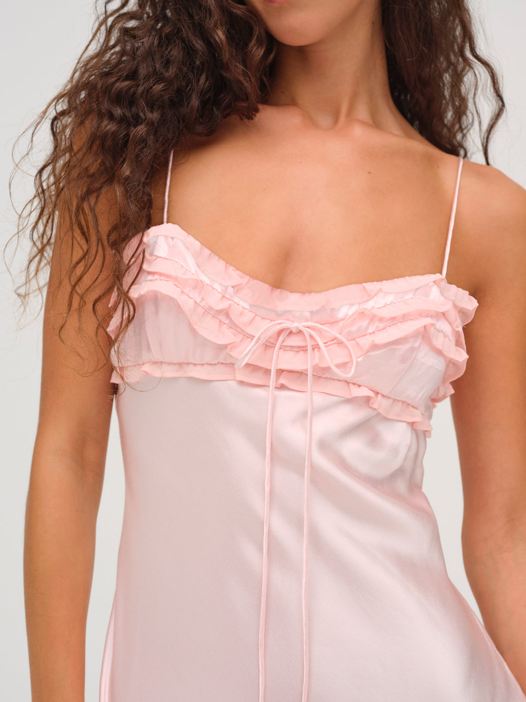 For Love and Lemons - Natalie Maxi Dress - Baby Pink